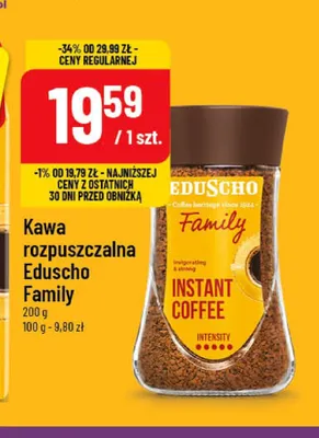 Kawa rozpuszczalna Eduscho Family promocja w POLOmarket