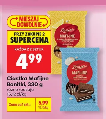 Ciastka Mafijne Bonitki promocja w Biedronka