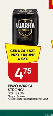 Piwo Warka Strong promocja w Chata Polska