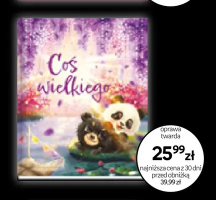 Książka Coś wielkiego oprawa twarda promocja w Empik