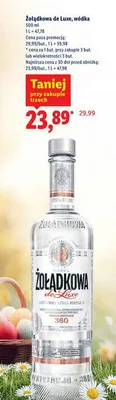 Wódka de Luxe promocja w Lidl
