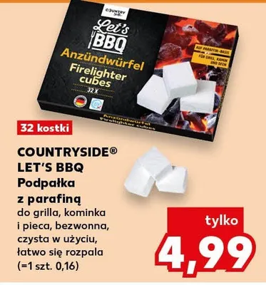 Podpałka z parafiną Let's BBQ promocja w Kaufland