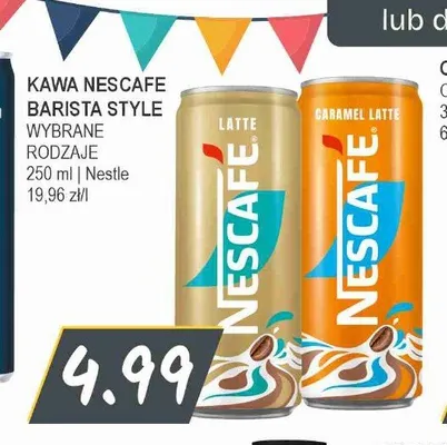 Kawa Nescafe Barista Style Latte promocja w Słoneczko