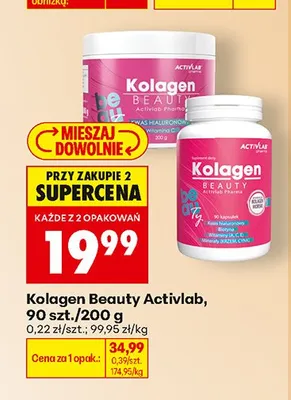 Kolagen Beauty Activlab Pharma promocja w Biedronka