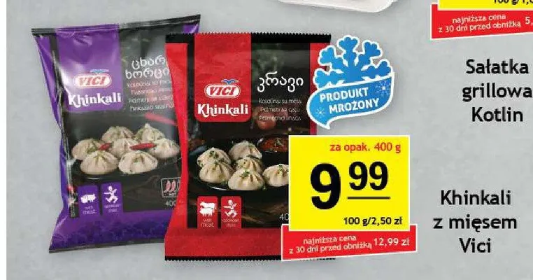 Khinkali z mięsem Vici promocja w Gram Market