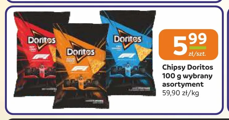 Chipsy Doritos Hot Corn promocja w Gama