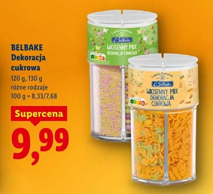 Dekoracja cukrowa, różne rodzaje promocja w Lidl