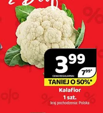 Kalafior polski promocja w Delfin