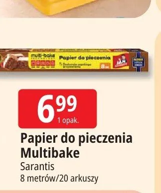Papier do pieczenia Multibake Sarantis promocja w Leclerc