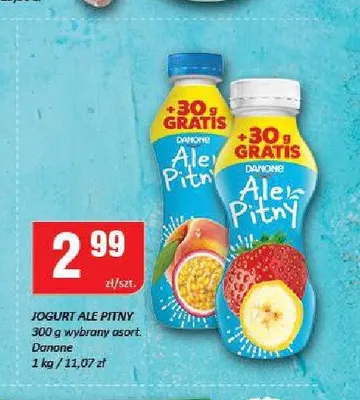 Jogurt Ale Pitny Danone promocja w Chorten