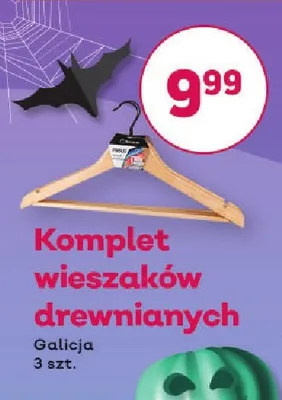 Komplet wieszaków drewnianych Galicja promocja w Bliski