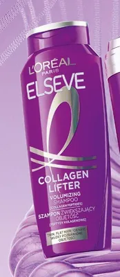 Szampon Collagen Lifter zwiększający objętość L'Oréal Paris Elseve promocja w Rossmann