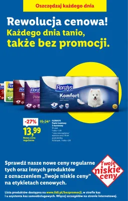 Papier toaletowy 3-warstwowy promocja w Lidl