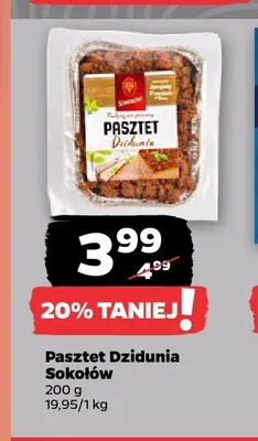 Pasztet Dzidunia Sokołów promocja w Netto