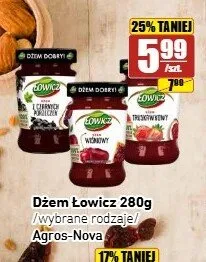Dżem truskawkowy Łowicz promocja w API Market