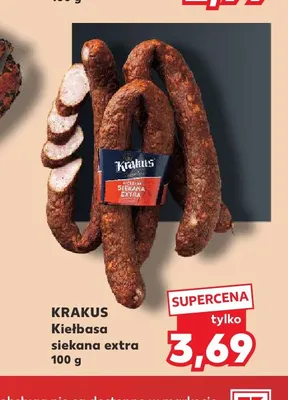 Kiełbasa siekana extra Krakus promocja w Kaufland