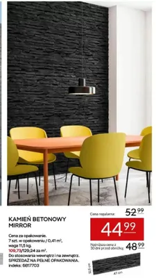 Kamień betonowy Mirror promocja w Abra Meble