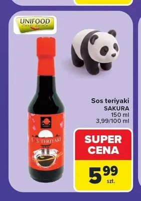 Sos teriyaki Sakura promocja w Carrefour