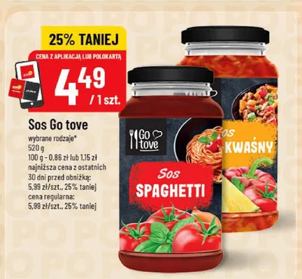 Sos Go tove promocja w POLOmarket