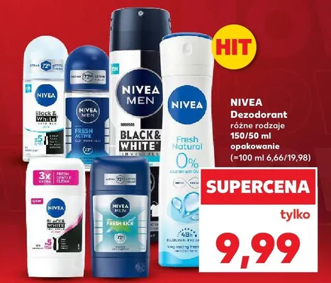 Dezodorant różne rodzaje promocja w Kaufland