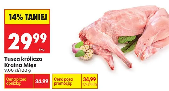 Tusza królicza promocja w Biedronka