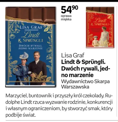 Książka Lindt & Sprüngli. Dwóch rywali, jedno marzenie Lisa Graf promocja w Empik