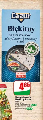 Ser pleśniowy Błękitny Lazur promocja w Dino