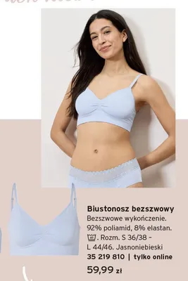 Biustonosz bezszwowy Tchibo promocja w Tchibo