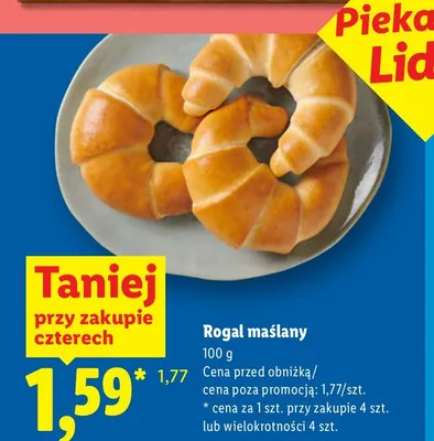 Rogal maślany promocja w Lidl