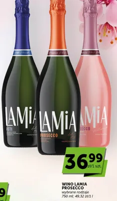 Wino Lamia Prosecco wybrane rodzaje promocja w Euro Sklep