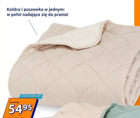 Letnia kołdra bez poszewki 200x200cm promocja w Action