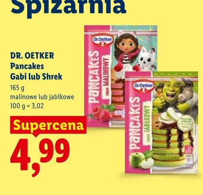 Pancakes Dr. Oetker Gabi jabłkowe promocja w Lidl