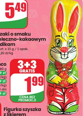 Lizaki o smaku mleczno-kakaowym promocja w Dino