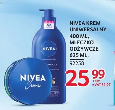 Krem uniwersalny Nivea Creme promocja w Selgros