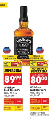 Whiskey Jack Daniel's promocja w Biedronka