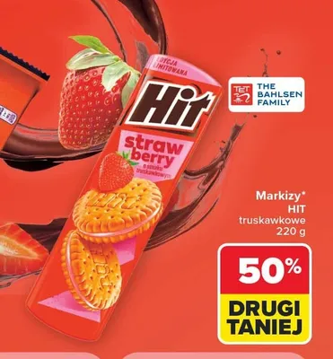 Markizy Hit truskawkowe promocja w Carrefour