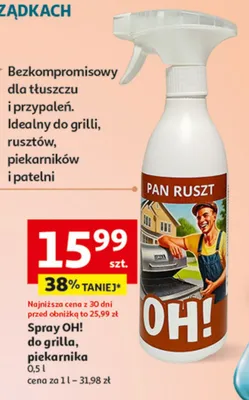 Spray do grilla, piekarnika promocja w Auchan