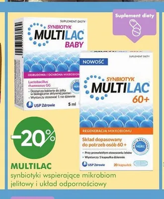 Synbiotyk Multilac promocja w Super-Pharm