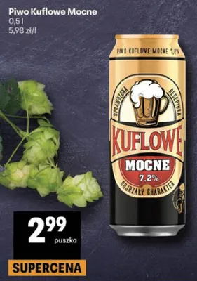 Piwo Kuflowe Mocne promocja w Delikatesy Centrum