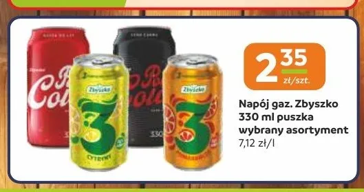 Napój gazowany Zbyszko promocja w Gama