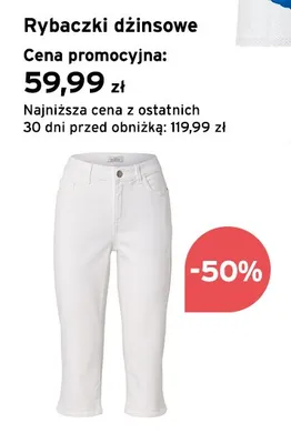 Rybaczki dżinsowe promocja w Tchibo