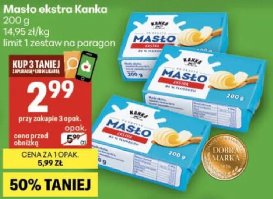 Masło promocja w Delikatesy Centrum