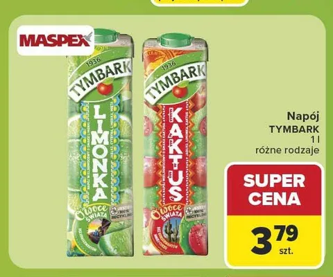 Napój Tymbark Limonka promocja w Carrefour