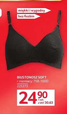 Biustonosz soft bez fiszbin promocja w Selgros