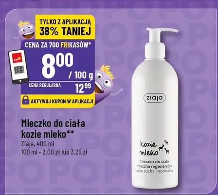 Mleczko do ciała kozie mleko promocja w POLOmarket