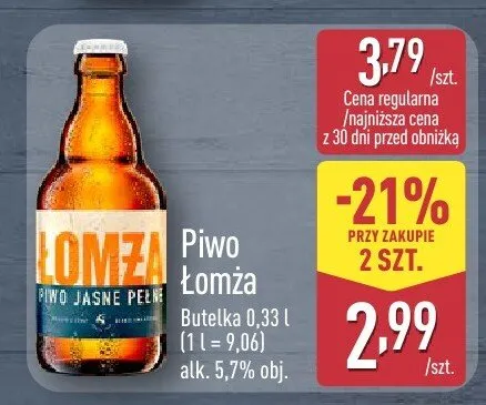 Piwo promocja w Aldi