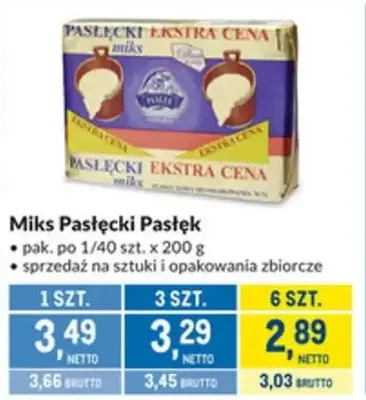 Ser Miks Pasiecki Pasłęk promocja w Makro