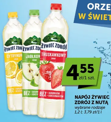 Napój Żywiec Zdrój z nutą promocja w ABC
