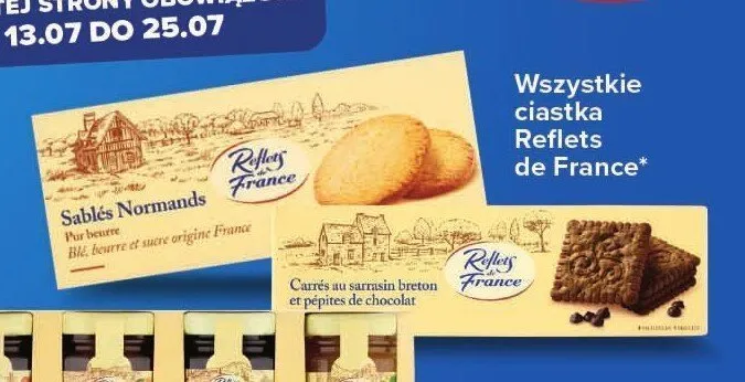 Ciastka Reflets de France promocja w Carrefour Market