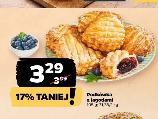 Podkówka z jagodami promocja w Netto